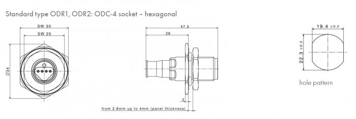 Соединитель оптический H+S ODCR-4 SM