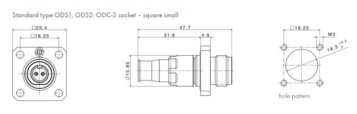 Соединитель оптический H+S ODCS-2 MM