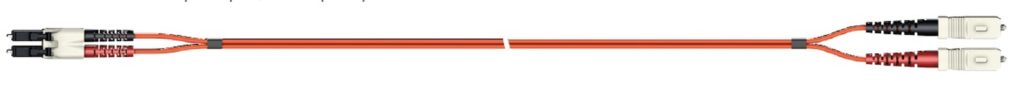 Кабельная сборка оптическая H+S PCDS_LCMP_SCMS_O220E_01.0_MM