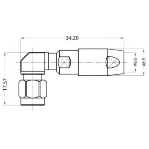 Изделие АНТЕКС Соединитель СРК-SMA-ВУА-330Ф-ЦП-8002